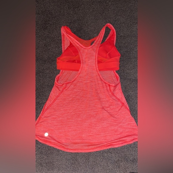 Lululemon Coral Athletic Tank Top - Picture 1 of 1